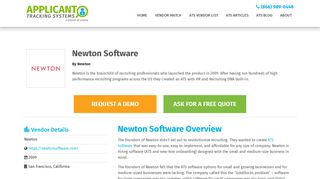 Newton - Applicant Tracking Systems