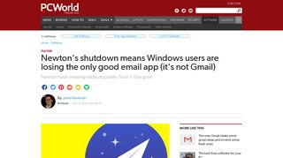 Newton's shutdown means Windows users are losing the only good ...
