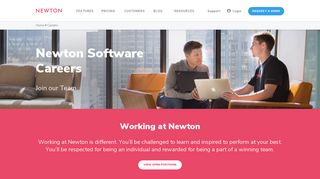 Careers | Work at Newton | Newton Software