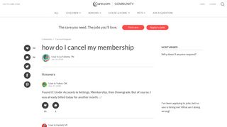 How Do I Cancel My Membership - Care.com