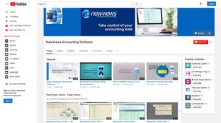 NewViews Accounting Software - YouTube