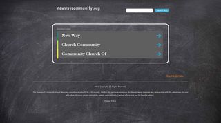 newwaycommunity.org - This website is for sale! - newwaycommunity ...