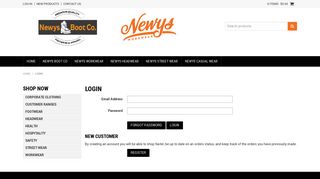 Login - newys.com.au