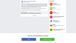 NewzBrain - Sharing: to K-12 educators who believe... | Facebook