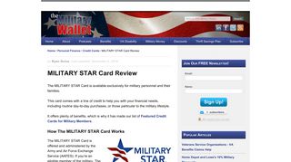 MILITARY STAR Credit Card Review | Low Interest + Reward Program