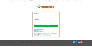 Login | Nexenta Portal