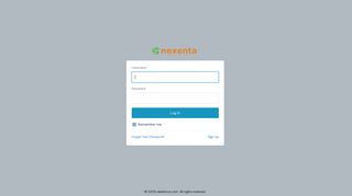 Login | Nexenta community - Community Edition