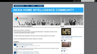 Nexia Home Intelligence Community