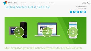 Getting Started: Get it, Set it, Go | Smart Home Products - Nexia