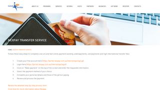 Nexpay transfer service — Australian Internships