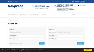 Login - Nexpress Delivery