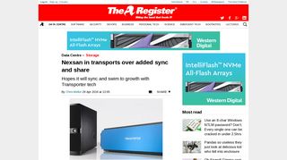 Nexsan in transports over added sync and share • The Register