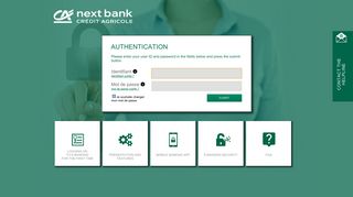 Connexion e-banking version 2