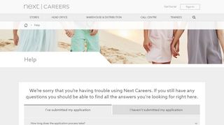 Next Careers | FAQ and Help