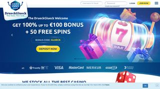 Get the Best Bonuses & Free Spins at DrueckGlueck Casino