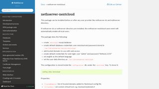 nethserver-nextcloud — NethServer 7 documentation - Docs NethServer