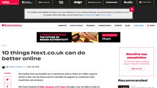 10 things Next.co.uk can do better online – Econsultancy
