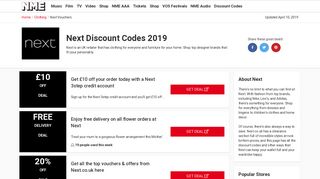 Next Discount Codes & Vouchers for February 2019 - Valid & Working ...