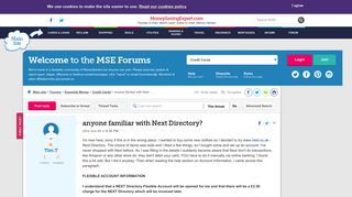anyone familiar with Next Directory? - MoneySavingExpert.com Forums