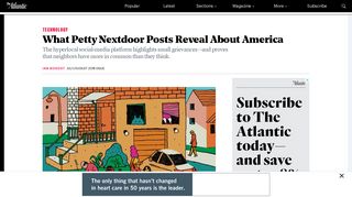 What Nextdoor Reveals About America - The Atlantic