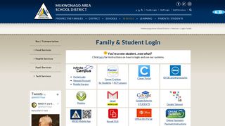 Mukwonago Area School District - Login-Family