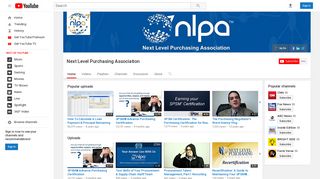 Next Level Purchasing Association - YouTube