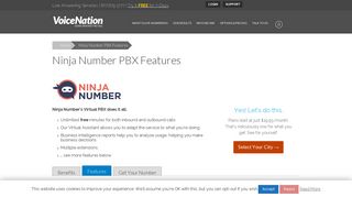 VoiceNation | Ninja Number Virtual PBX Features