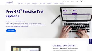 Online Free GRE Practice Test - Full Length | Kaplan Test Prep