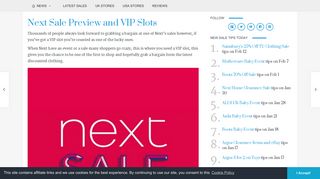 Next Sale Preview and VIP Slots, Jan 2019 - Product Reviews Net