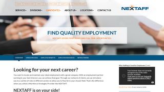 Find Quality Employment - Candidates - Nextaff