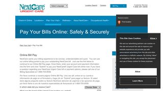 Online Bill Pay | NextCare Urgent Care