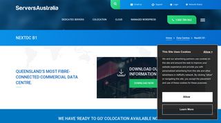 NextDC B1 Data Centre, Brisbane. 100% Uptime | Servers Australia