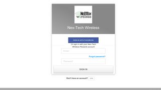 Nex-Tech Wireless - Login
