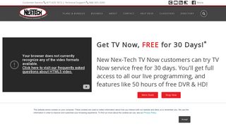 TV Now | Streaming TV | Cloud DVR | Nex-Tech | Hays KS