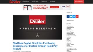 NextGear Capital Simplifies Purchasing Experience for Dealers ...