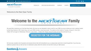 Welcome to the Next Gear Family - Next Gear Solutions, Inc. - The ...