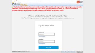 Patient Portal: Login