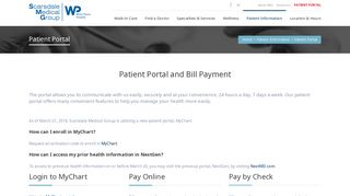 Scarsdale Medical Group - Patient Portal