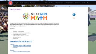NextgenMath - Compton Unified School District