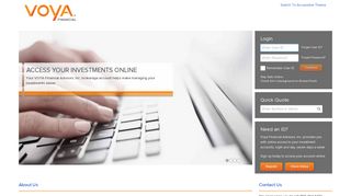 NetXInvestor - Pershing account access - Voya Financial