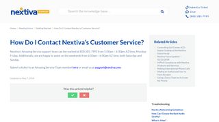 How Do I Contact Nextiva's Customer Service? | Nextiva Business ...