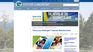 This is your NextLight™ internet. Welcome home | City of Longmont ...