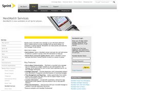 NextMail Services – From Sprint