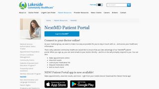 NextMD® - Lakeside Medical Group