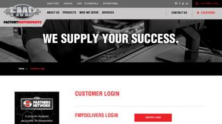 FMP Customer Login | OE Quality Products & Factory Motor Parts ...