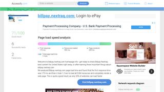 Access billpay.nextraq.com. Login to ePay