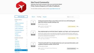 Log In / Sign Up | NexTravel Community