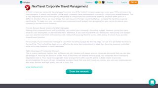 NexTravel Corporate Travel Management - Whaller