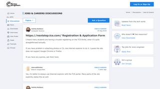 https://nextstep.tcs.com/ Registration & Application Form ...