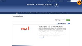 Nextt Home and Community Care | Assistive Technology Australia ...